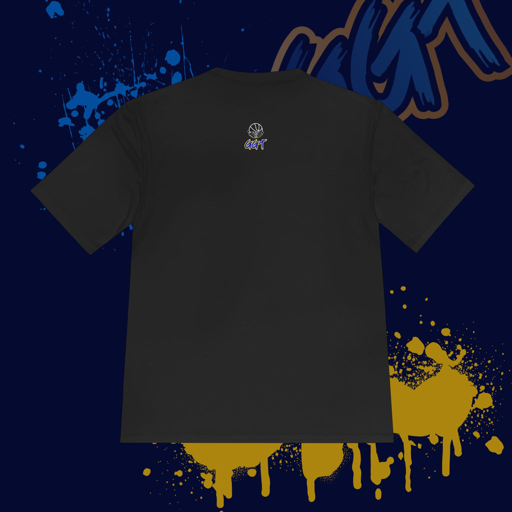 Think Like a Pro Basketball - Black Tee Quick Dry
