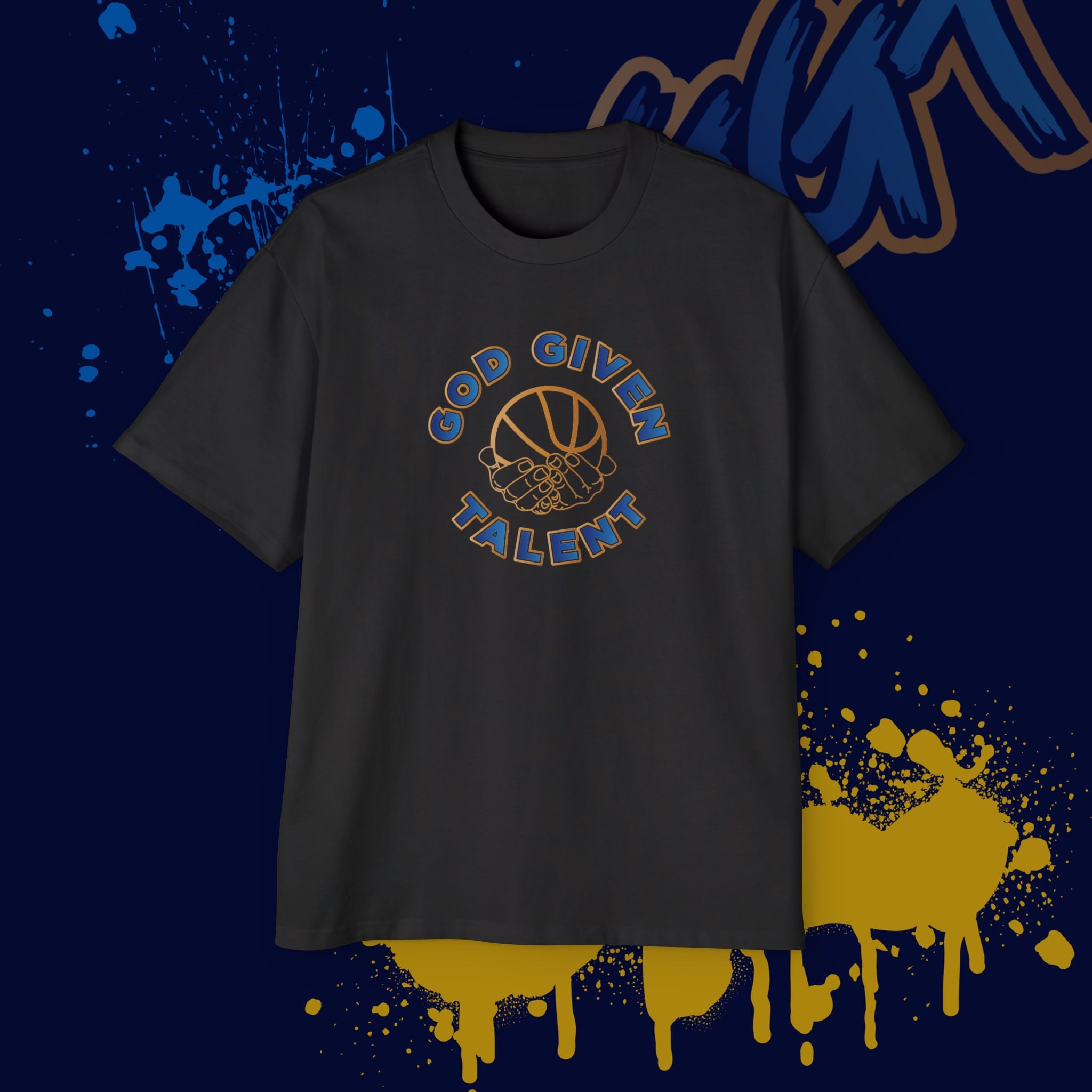 Oversized Tee - God Given Talent Basketball Shirt