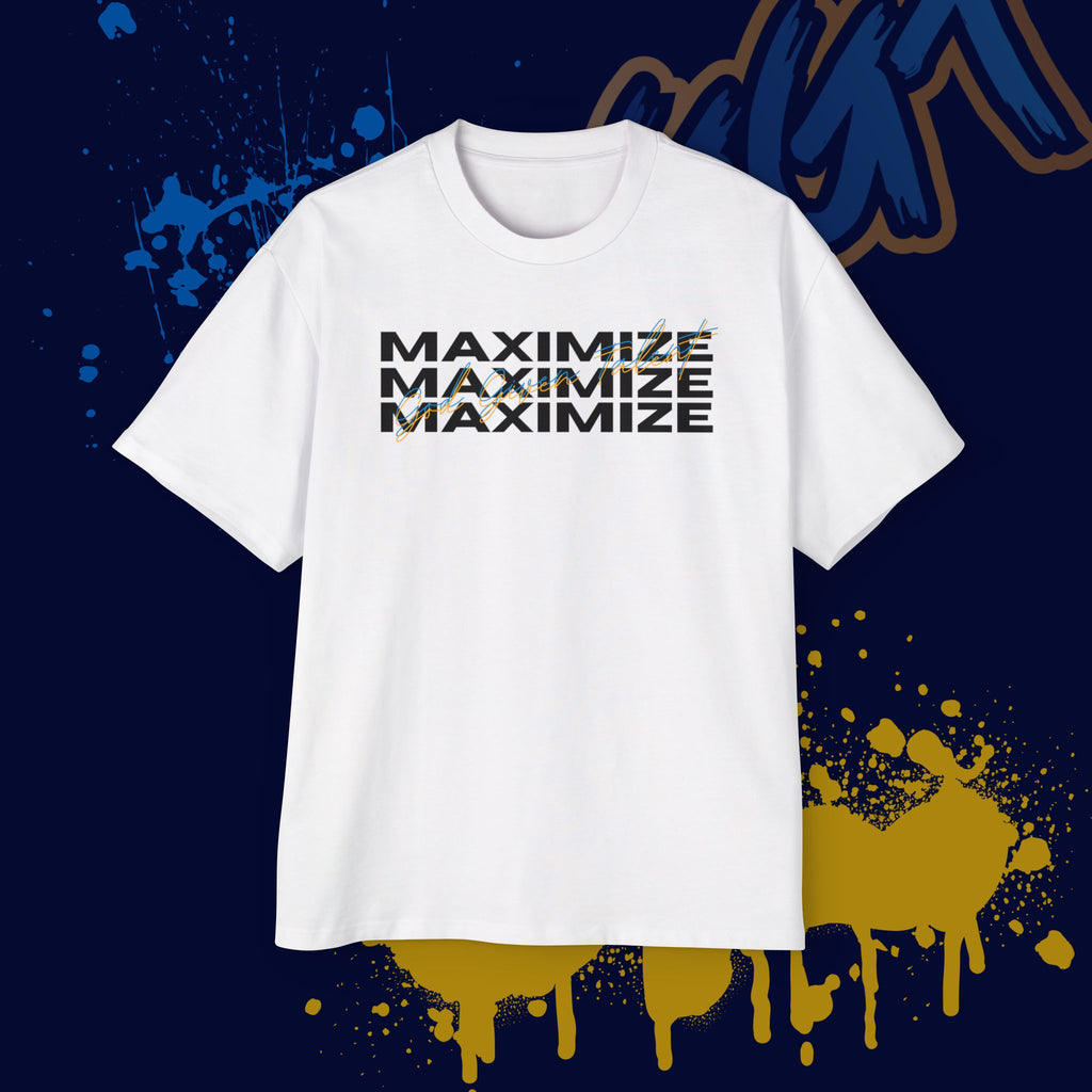 Men's Oversized Maximize T-shirt White