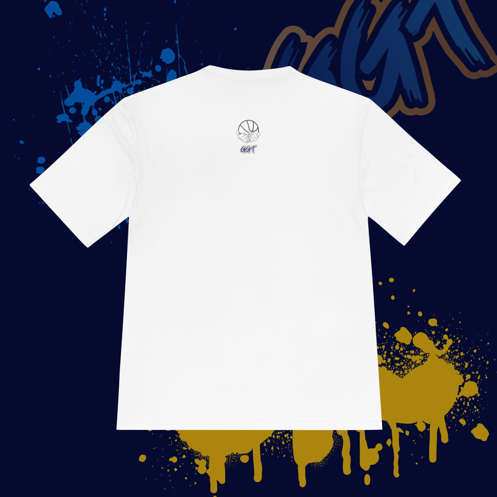 Think Like a Pro Basketball - White Tee Quick Dry