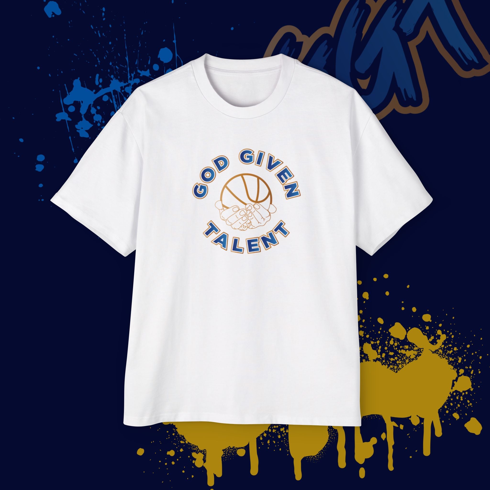 Oversized Tee - God Given Talent Basketball Shirt