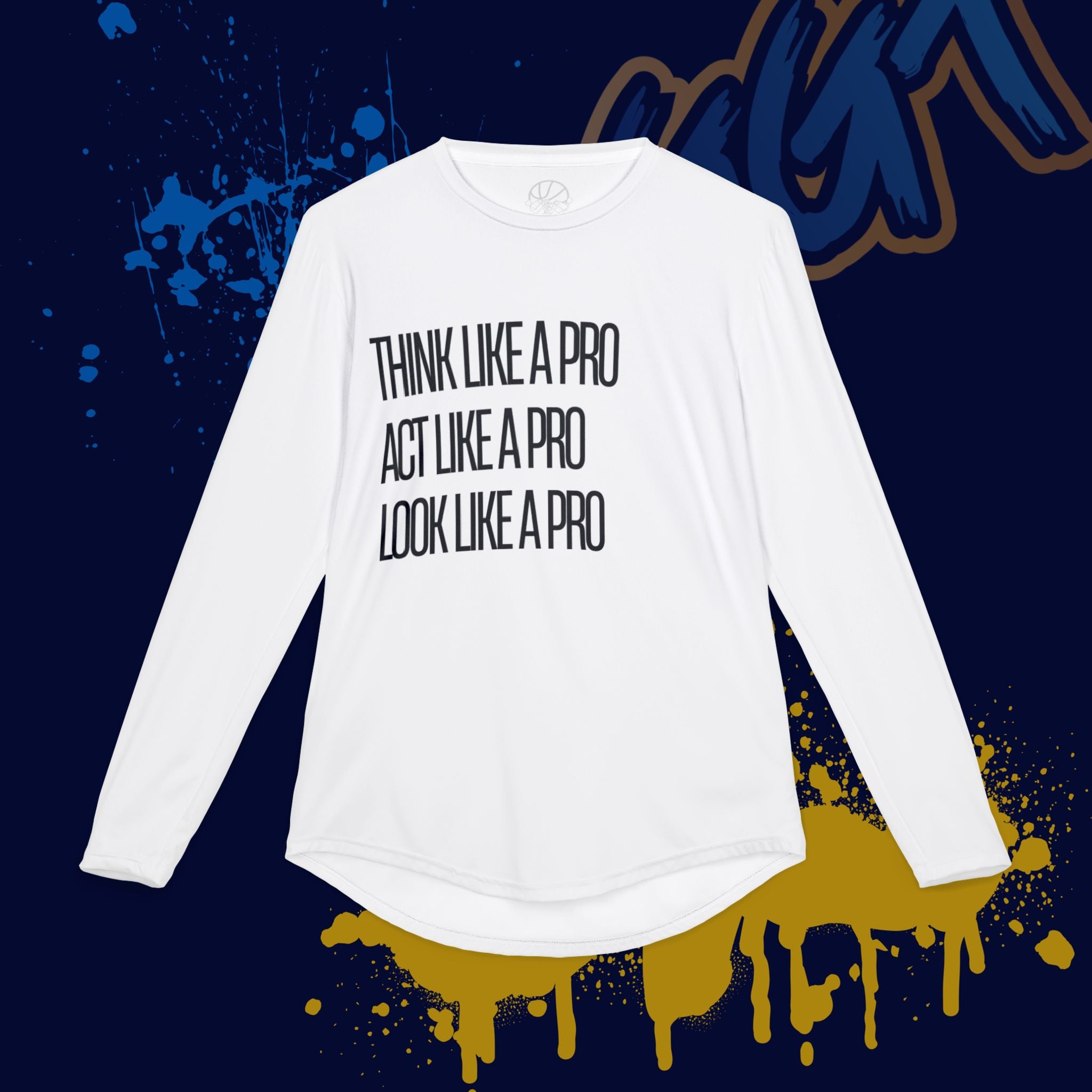 Think Like a Pro Long Sleeve Quick Dry - White